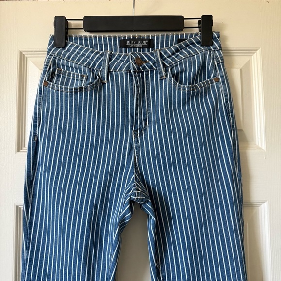 Judy Blue Flare Leg Jeans High Waist Women Size 27 Bell Bottom Rodeo Cowgirl - Picture 6 of 16